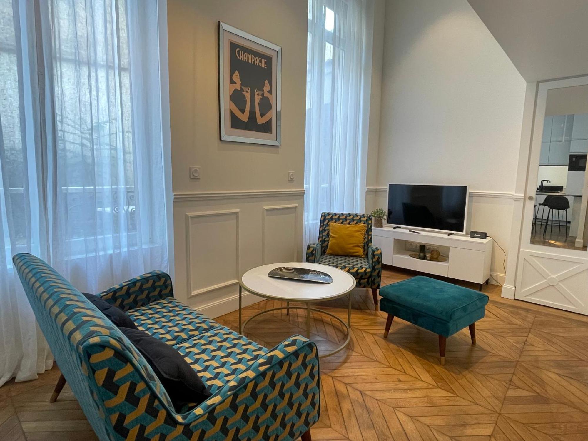Appartement De Charme Art Deco - Hyper-Centre Ville - Place D'Erlon - Gare - ランス エクステリア 写真